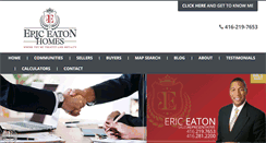 Desktop Screenshot of ericeatonhomes.com